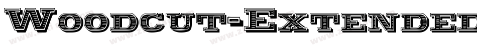 Woodcut-Extended Italic字体转换